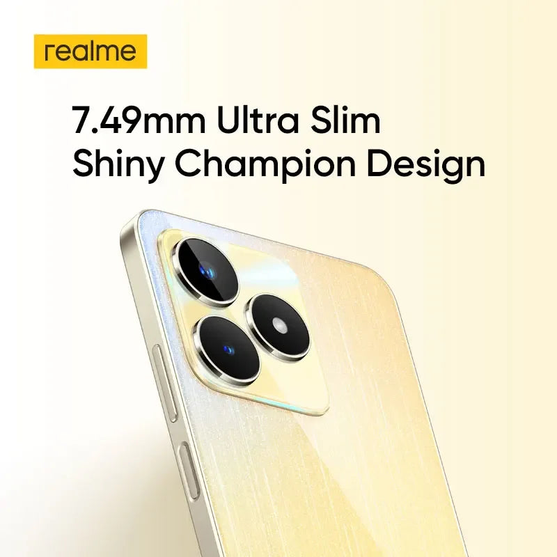 Global Version realme C53 Smartphone 6.74" 90Hz Display 50MP AI Camera Powerful Octa-core Chipset 33W 5000mAh Mobile Phone NFC