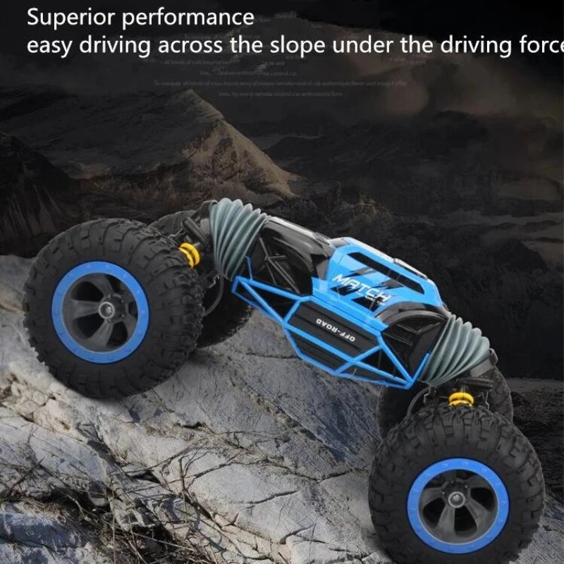 High Speed Off-Road RC Stunt Car 1:10 49cm Large Scale 2.4G 4WD   Double Side Deformation Elctric RC Off-Road Climbing Vehicle