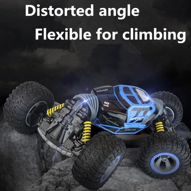 High Speed Off-Road RC Stunt Car 1:10 49cm Large Scale 2.4G 4WD   Double Side Deformation Elctric RC Off-Road Climbing Vehicle