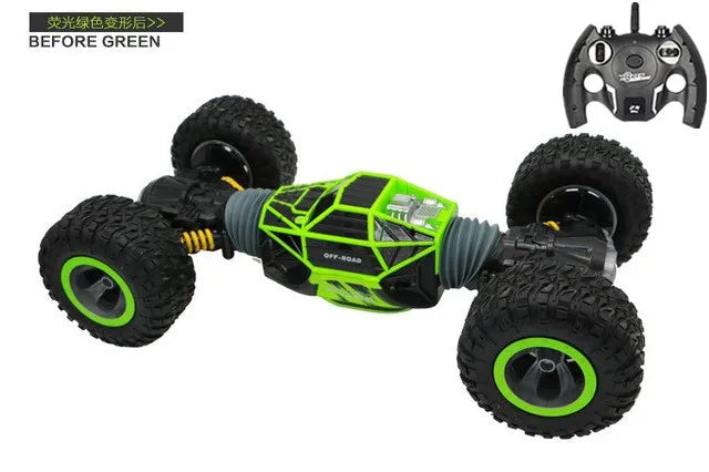 High Speed Off-Road RC Stunt Car 1:10 49cm Large Scale 2.4G 4WD   Double Side Deformation Elctric RC Off-Road Climbing Vehicle