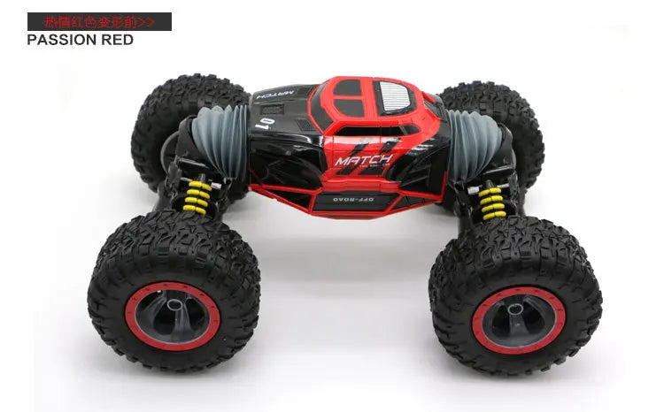 High Speed Off-Road RC Stunt Car 1:10 49cm Large Scale 2.4G 4WD   Double Side Deformation Elctric RC Off-Road Climbing Vehicle