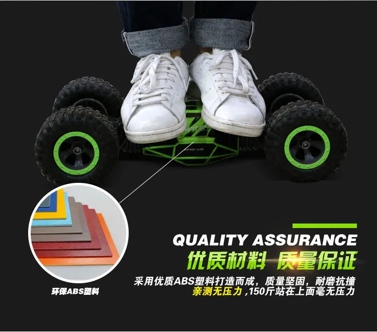 High Speed Off-Road RC Stunt Car 1:10 49cm Large Scale 2.4G 4WD   Double Side Deformation Elctric RC Off-Road Climbing Vehicle