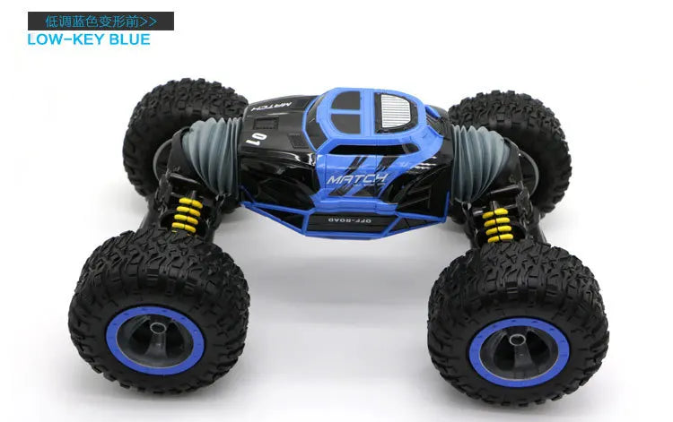 High Speed Off-Road RC Stunt Car 1:10 49cm Large Scale 2.4G 4WD   Double Side Deformation Elctric RC Off-Road Climbing Vehicle