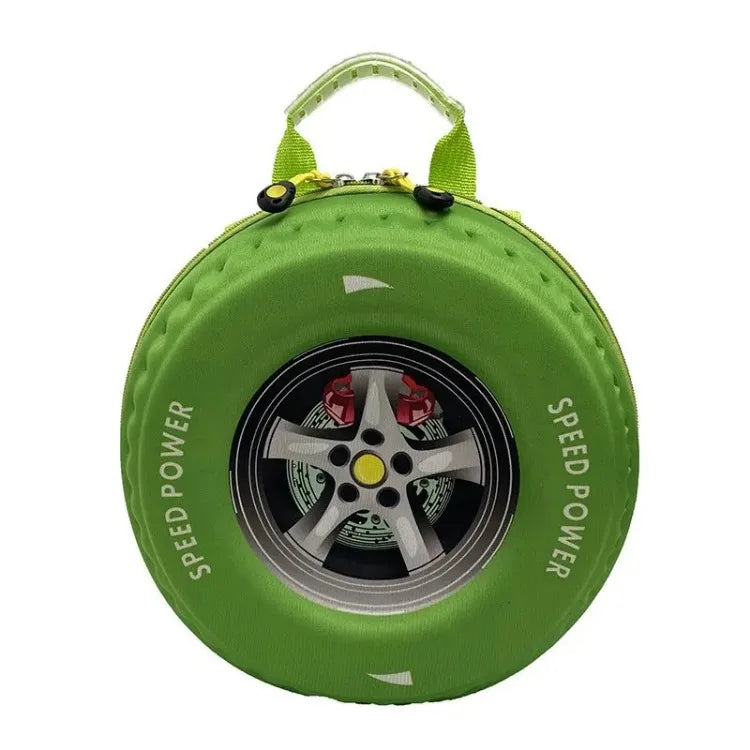 Lovely Kids Small Backpack 3D Car Tire Children Schoolbag EVA Wheel Kindergarten Bag Age 3-5 Boy Girl Toddler Kawaii School Bag