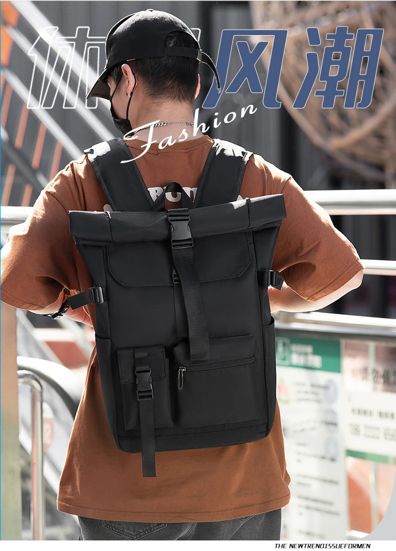 Männer Oxford multifunktion ale Mode Rucksack Anti-Diebstahl Freizeit Trend Jugend Mann Schult asche Reise Rucksack große Kapazität Rucksack - Topbrand24