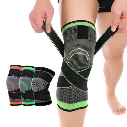 Mode 1PC Sport Kneepad Männer Druck Elastische Knie Pads Unterstützung Fitness Getriebe Basketball Volleyball Klammer Protector Bandage