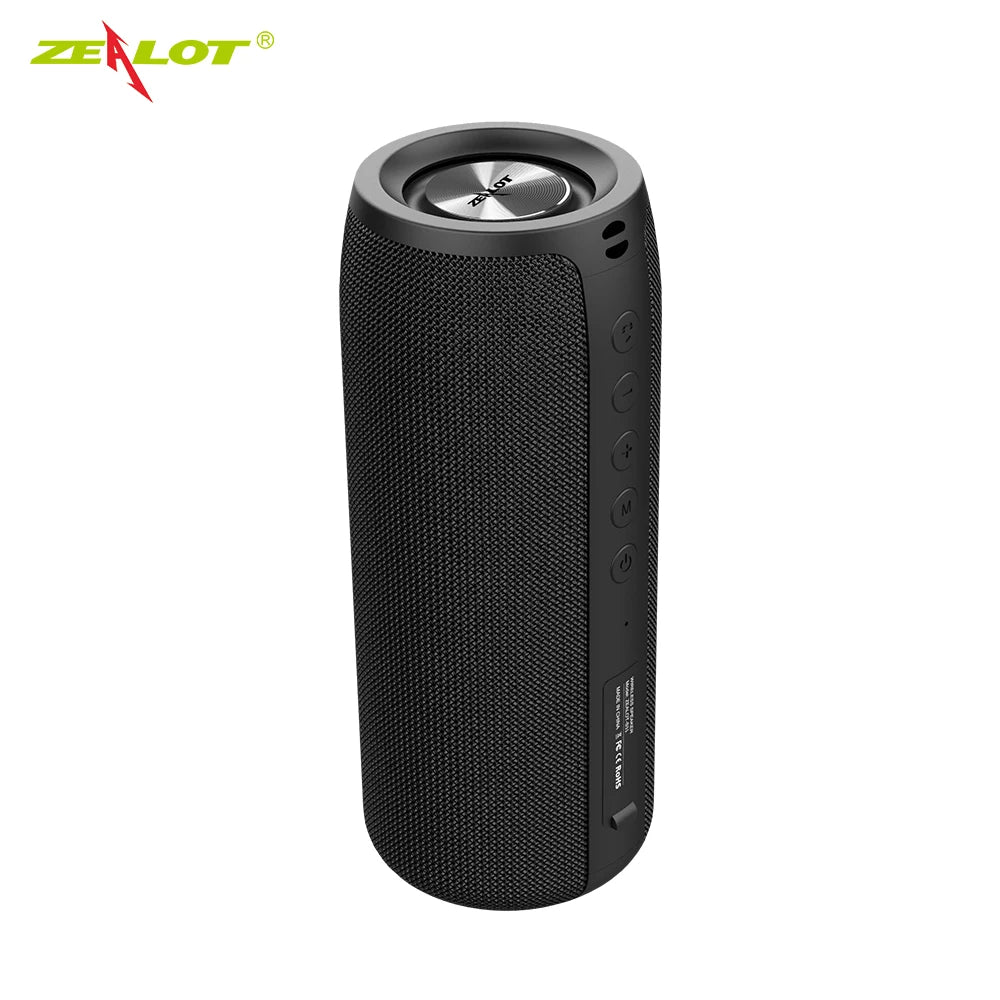 Zealot -S51 Wireless Speakers, Outdoor Portable Subwoofer Speaker ,Waterproof IPX 5, , Dual Pairing,1800mAh