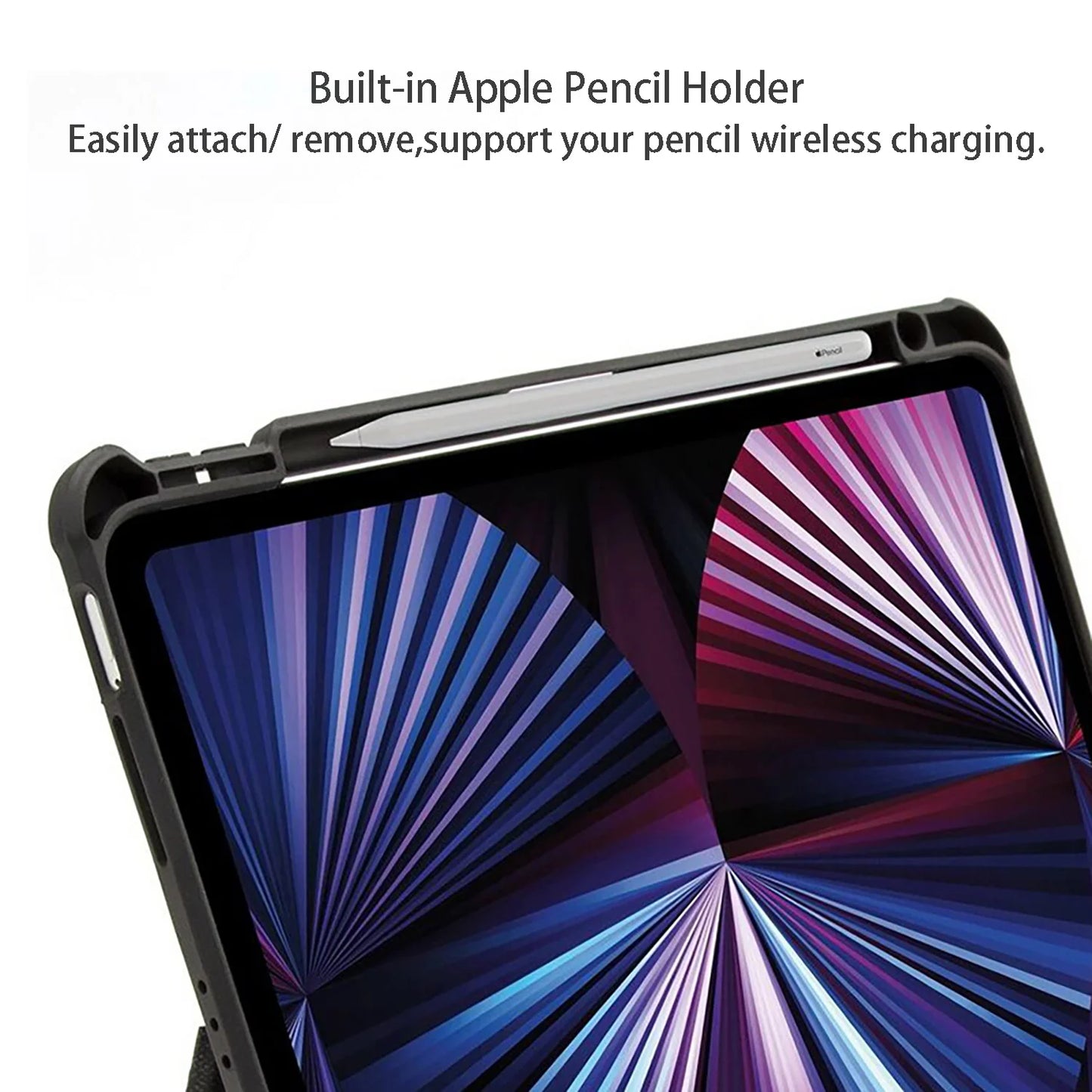 Factory Custom BT Wireless Touch Pad Keyboard Detachable Magnetic Suction Cover Case For iPad 10.2 10.5 10.9 11 12.9 Inch