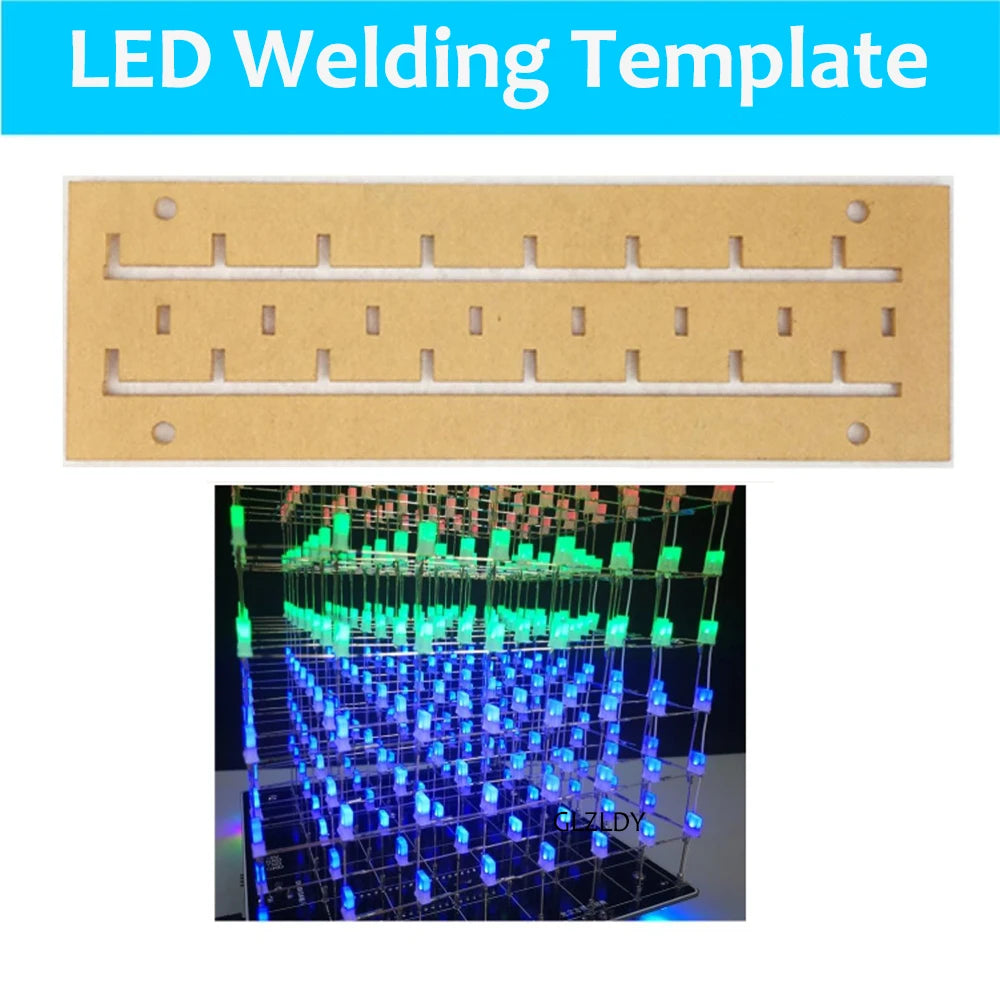 Bunte 3d 8 x8x8 LED Würfel Kit 888 Licht würfel Musik spektrum Kit Text Animation Mikro controller elektronische DIY quadratische Teile Kit - Topbrand24