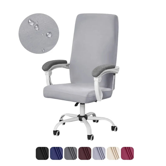 1pc Office chair cover Stretch Anti-Dirty Elastane fabric Computer seat cover protective cover Universal non-slip gaming chair covers