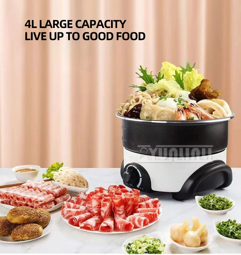 Electric Multi Cooker Pot Household Large Capacity Electric Cooking Pot Multifunctional Non Stick Cozinha Utensilios