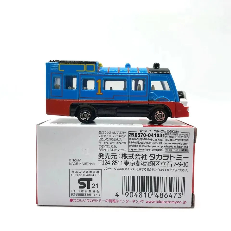 Dream Tomica Series Thomas Bus No 156 Mini Car Figure Model Classic Animation Peripheral Limited Collectible Boys Toys Kids Gift