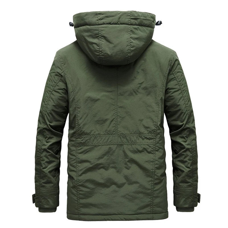 Winter Neue Männer Fleece Warme Dicke Winddicht Parkas Männer Mode Mit Kapuze Militär Jacke Mantel Große Größe 6XL Hohe Qualität Jacken Männlich - Topbrand24