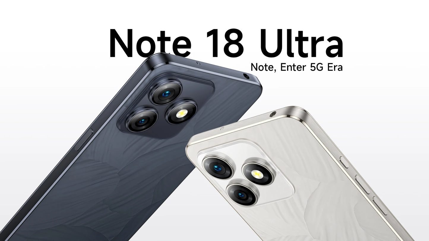 (New)Ulefone Note 18 Ultra 5G Smartphone 12GB RAM(6+6) 256GB ROM 6.78" NFC 50MP MTK Dimensity 720 Android